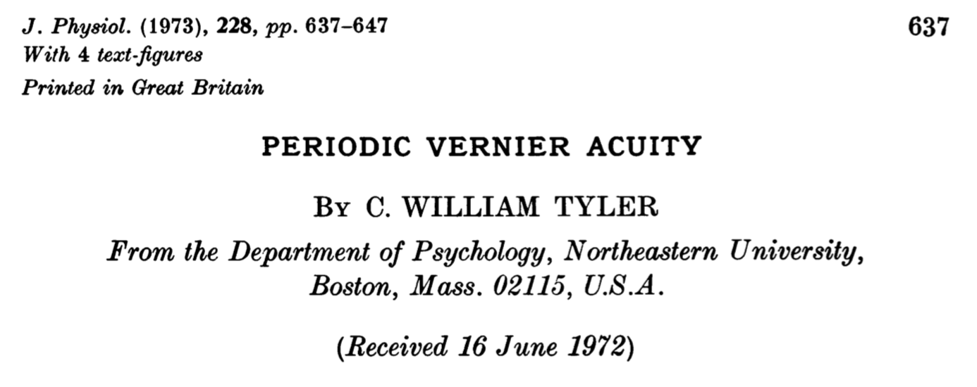 Title of periodic vernier acuity paper