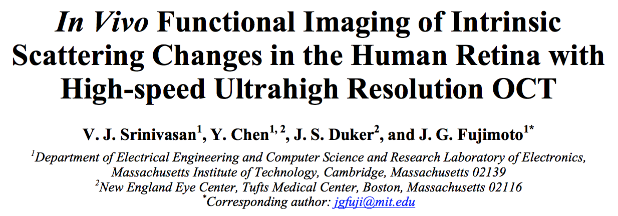 Paper title from Srinivasan et al. '09